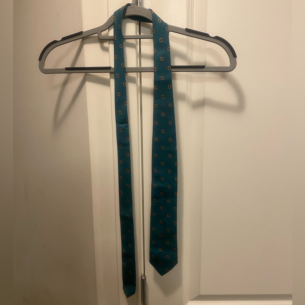 Giorgio Armani Geometric Patterned Tie